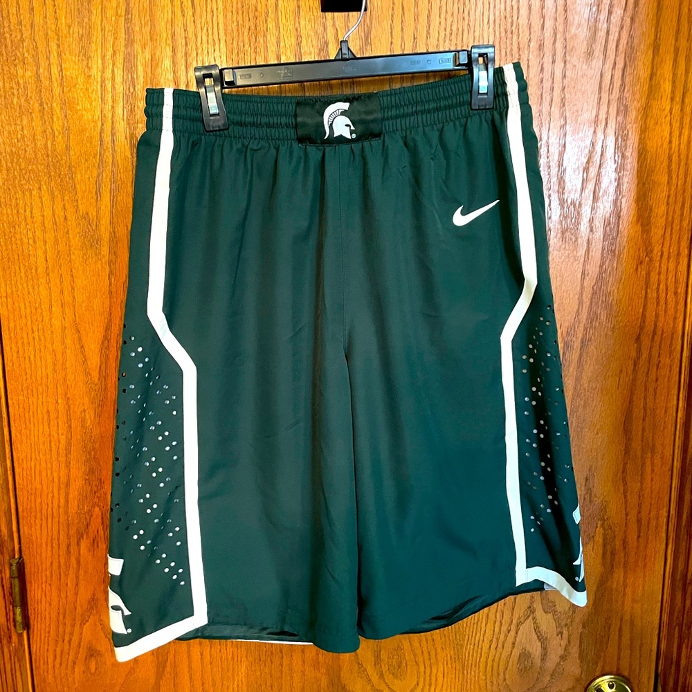 Michigan State men’s basketball game shorts